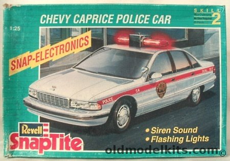 Revell 1/25 1993 Chevrolet Caprice - Police Car with Lights and Sound, 6293 plastic model kit